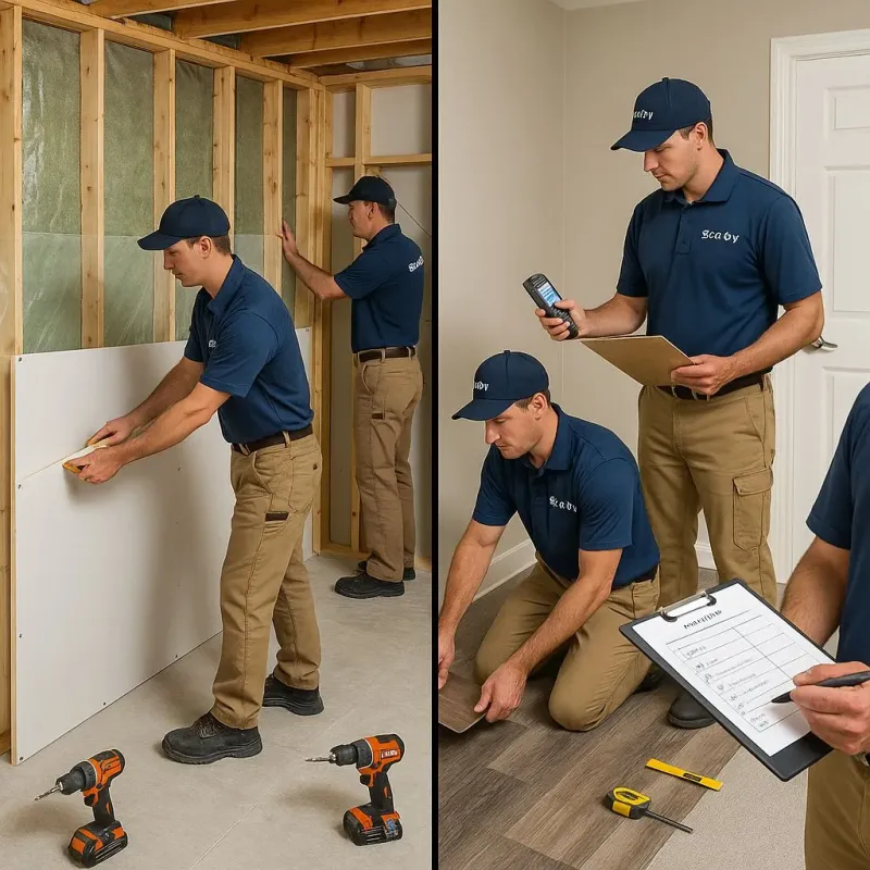 Repairs and Reconstruction process in Bradford County, PA